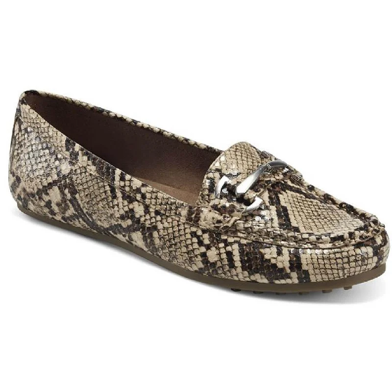 Trendy Chunky Heel Pumps for Casual Wear--Aerosoles Womens Day Drive Textured Embellished Loafers