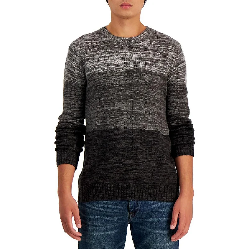 Versatile Heeled Sandals for Any Occasion---And Now This Mens Ombre Regular Fit Crewneck Sweater