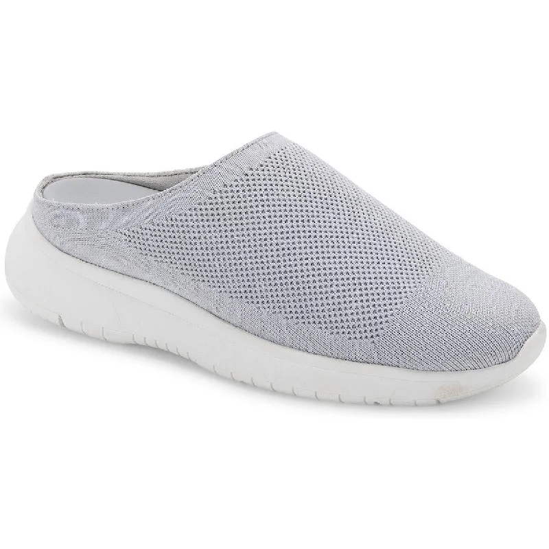 Stylish Slip-On Pumps for Quick Elegance---Aqua College Womens Karma Knit Slip On Mules