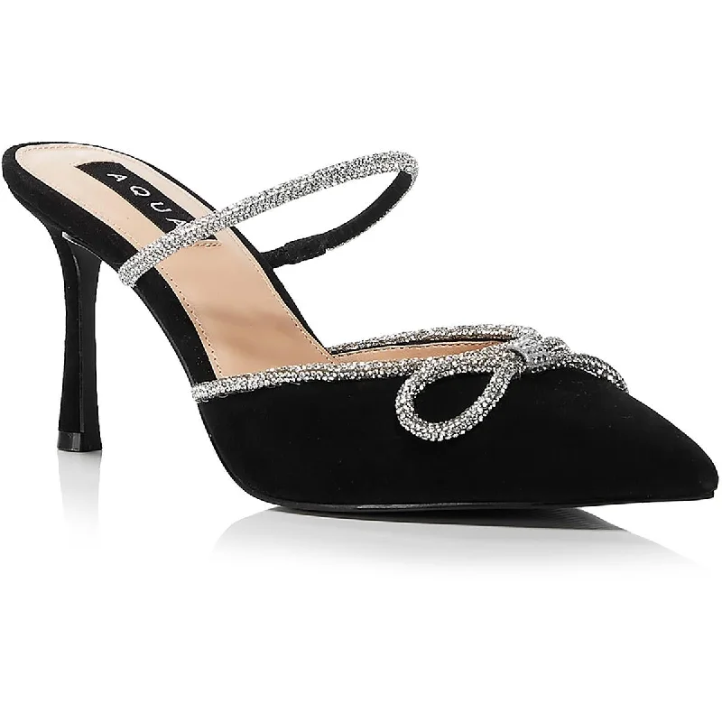 Stiletto Heel Pumps with Perfect Fit--Aqua Womens JEWEL Pointed Toe Dressy Pumps-Fashionable & Classic