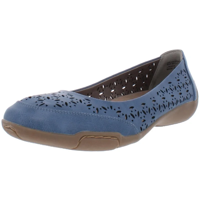 Stylish Slip-On Pumps for Quick Elegance---Array Womens Jordan Faux Leather Slip On Ballet Flats