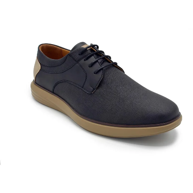 Aston Marc Mens DURANT Faux Leather Oxfords---Comfortable Leather Pumps for Office and Everyday Wear