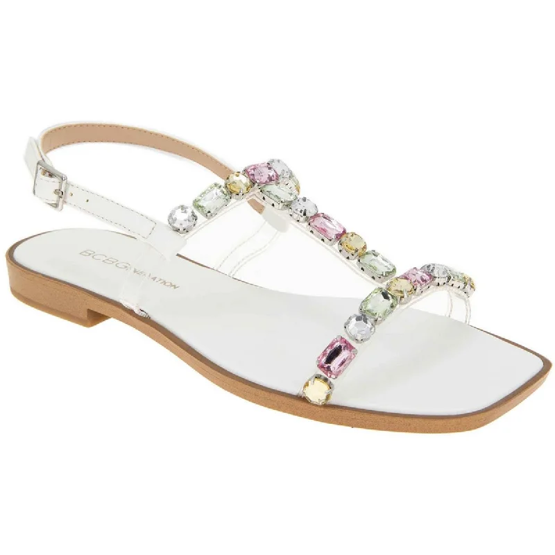 Stylish Ankle Strap Heels for Women--BCBGeneration Womens Larabee Embellished Ankle Strap