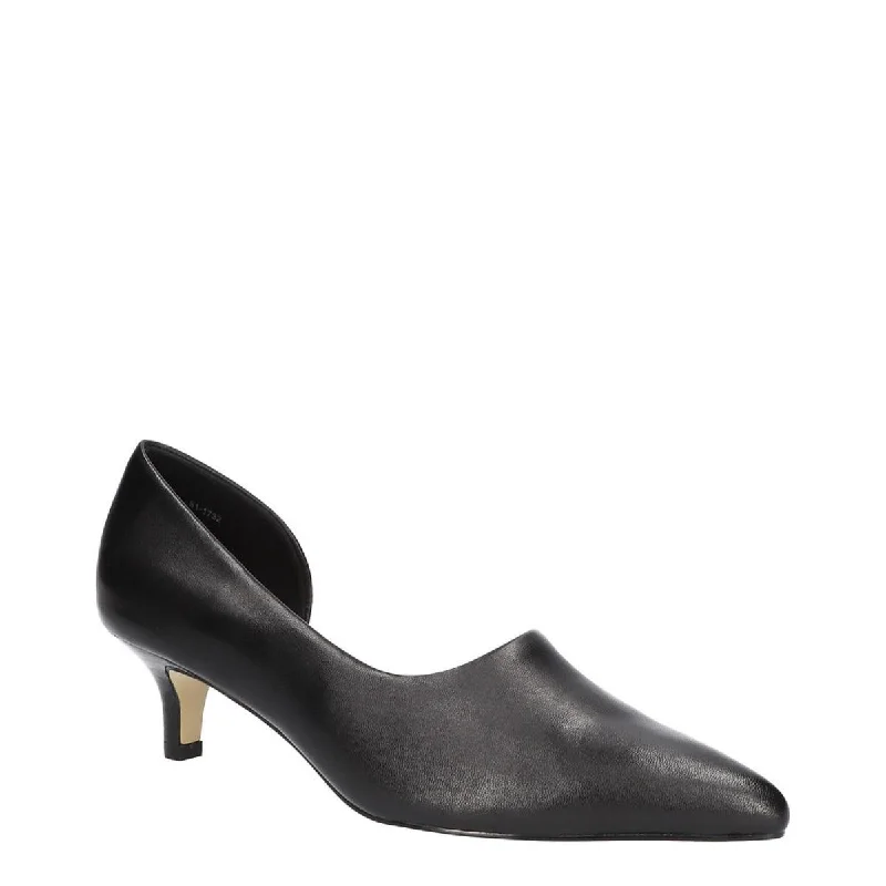 Trendy D'Orsay Pumps for Fashion-Forward Women---Bella Vita Womens Quilla Leather Pumps D'Orsay Heels