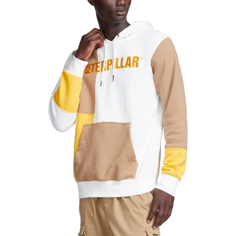 Versatile Heeled Sandals for Any Occasion---Caterpillar Mens Sweatshirt Colorblock Hoodie