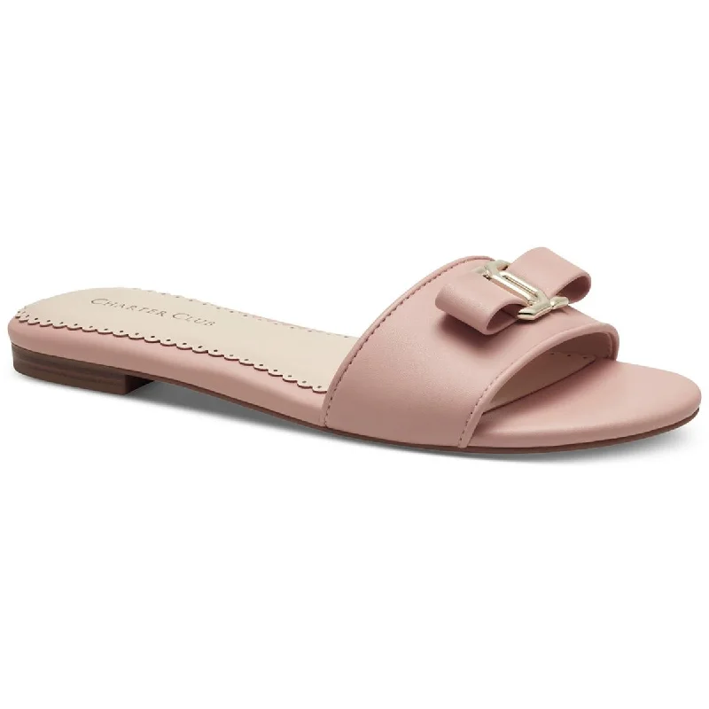 Versatile Heeled Sandals for Any Occasion---Charter Club Womens SKYLA Almond toe Flats Flat Shoes