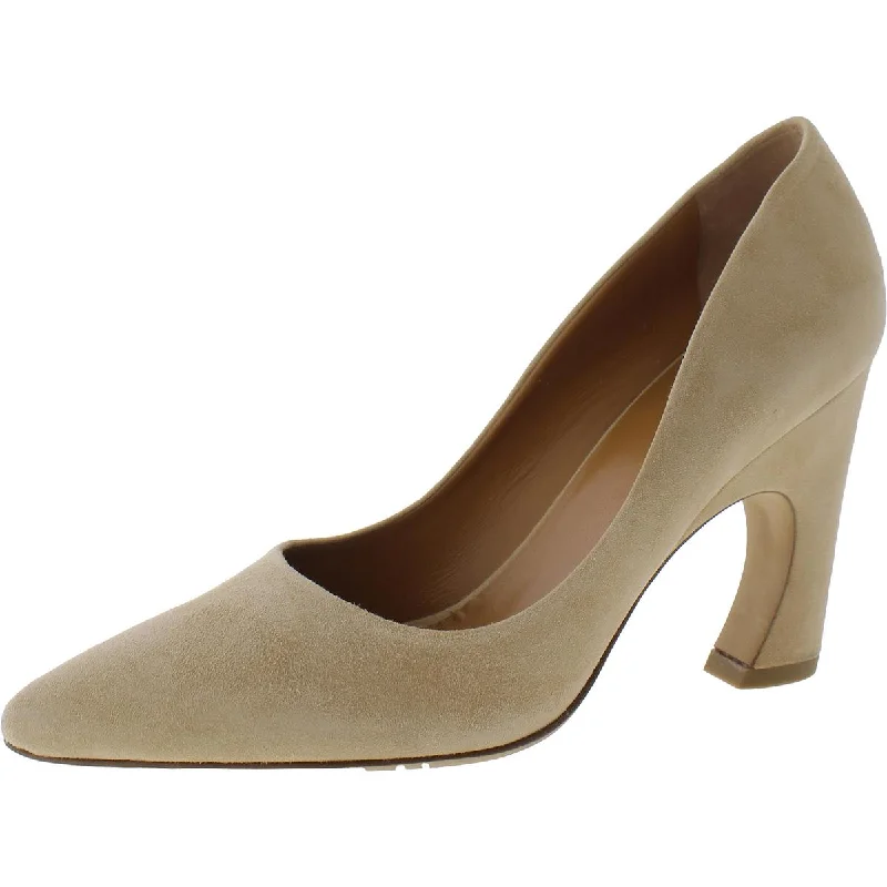 Affordable Suede Ankle Pumps for All-Day Wear--Chloe Womens OLI PUMP Leather Suede Pumps