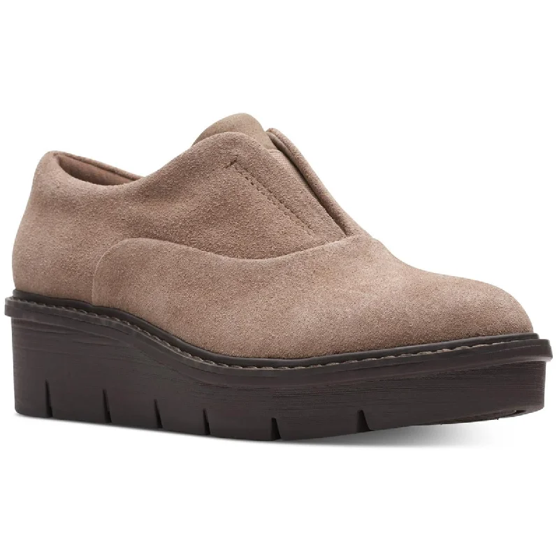 Versatile Heeled Sandals for Any Occasion---Clarks Womens Airabell Sky Stretch Low Oxfords