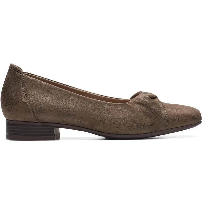 Affordable Suede Ankle Pumps for All-Day Wear--Clarks Womens Tilmont Dalia Faux Suede Slip On Loafers