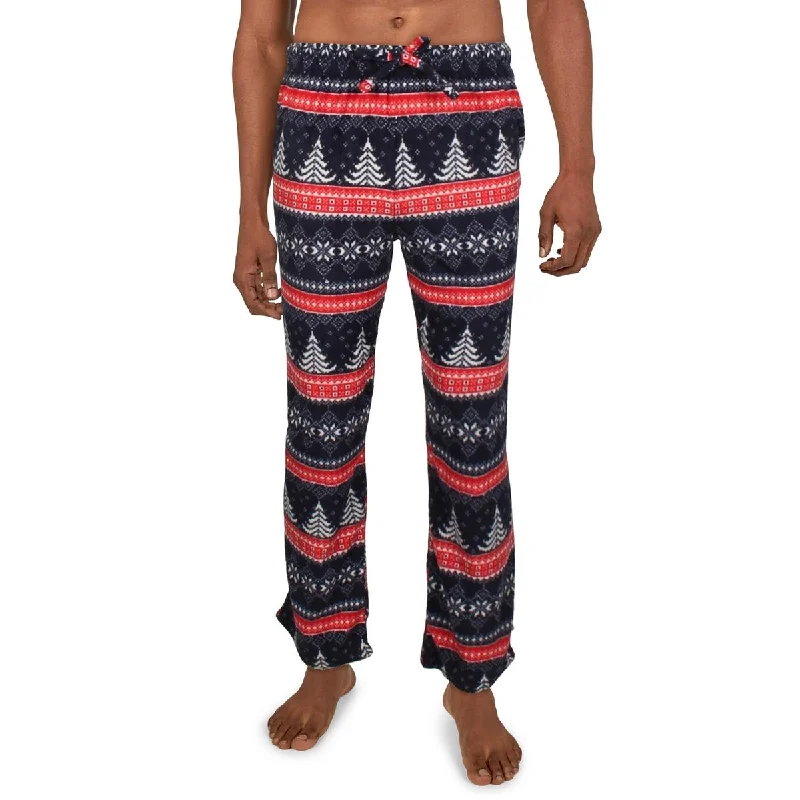 Versatile Heeled Sandals for Any Occasion---Club Room Mens Fleece Fair Isle Sleep Pant