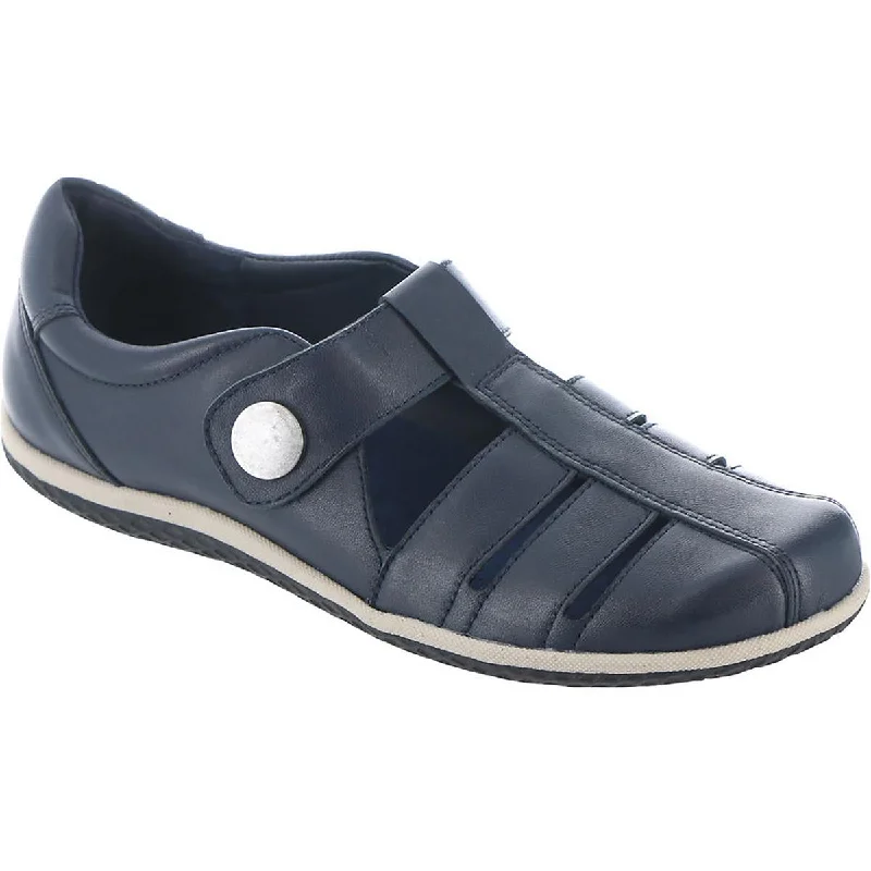 David Tate Womens Orlando Leather Lifestyle Slip-On Sneakers---Comfortable Leather Pumps for Office and Everyday Wear