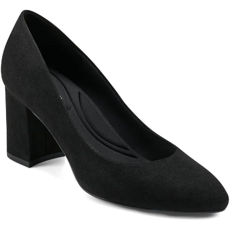 Stiletto Heel Pumps with Perfect Fit--Easy Spirit Womens CADET 2 Pointed toe Block heel Pumps-Fashionable & Classic