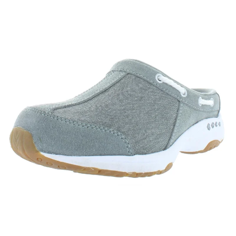 Affordable Suede Ankle Pumps for All-Day Wear--Easy Spirit Womens Travelport23 Suede Slip On Sneakers