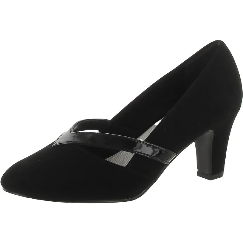 Versatile Dress Heels for Formal and Casual Wear---Easy Street Womens Pleasant Slip-On Dressy Pumps