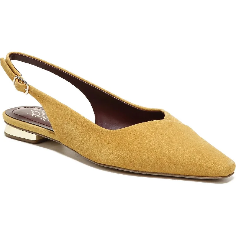 Affordable Suede Ankle Pumps for All-Day Wear--Franco Sarto Womens Raena Suede Adjustable Slingbacks