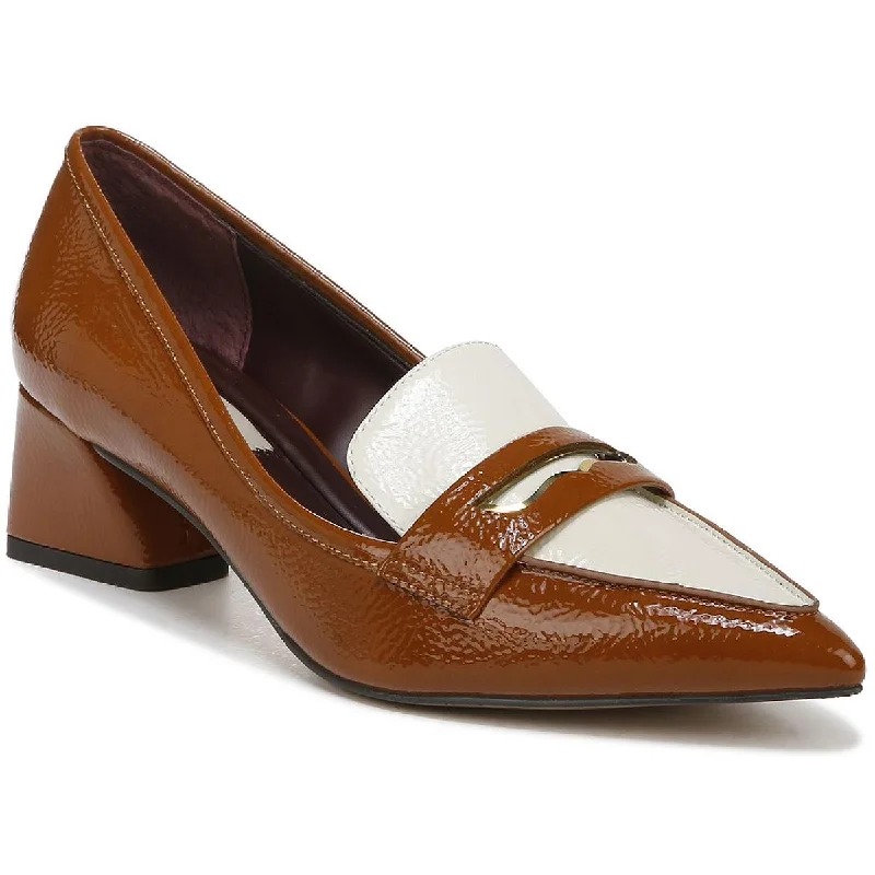 Sleek and Shiny Patent Pump Heels for a Polished Look--Franco Sarto Womens Remi Patent Slip On Loafer Heels