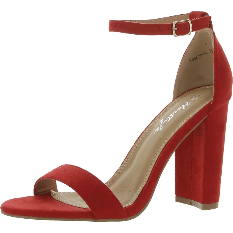 Affordable Suede Ankle Pumps for All-Day Wear--Herstyle Womens Rosemmina Faux Suede Heels