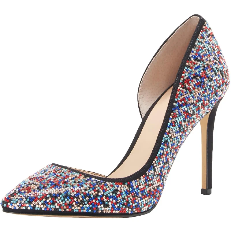 Trendy D'Orsay Pumps for Fashion-Forward Women---INC Womens Kenjay 20 Embellished Pumps D'Orsay Heels