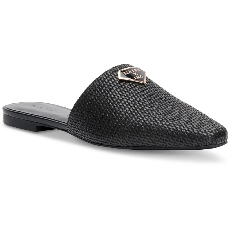 Stylish Slip-On Pumps for Quick Elegance---INC Womens The Negril Flats Woven Slip On Slip On Shoes