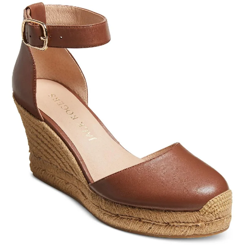 Stylish Ankle Strap Heels for Women--Jack Rogers Womens Palmer Leather Ankle Strap