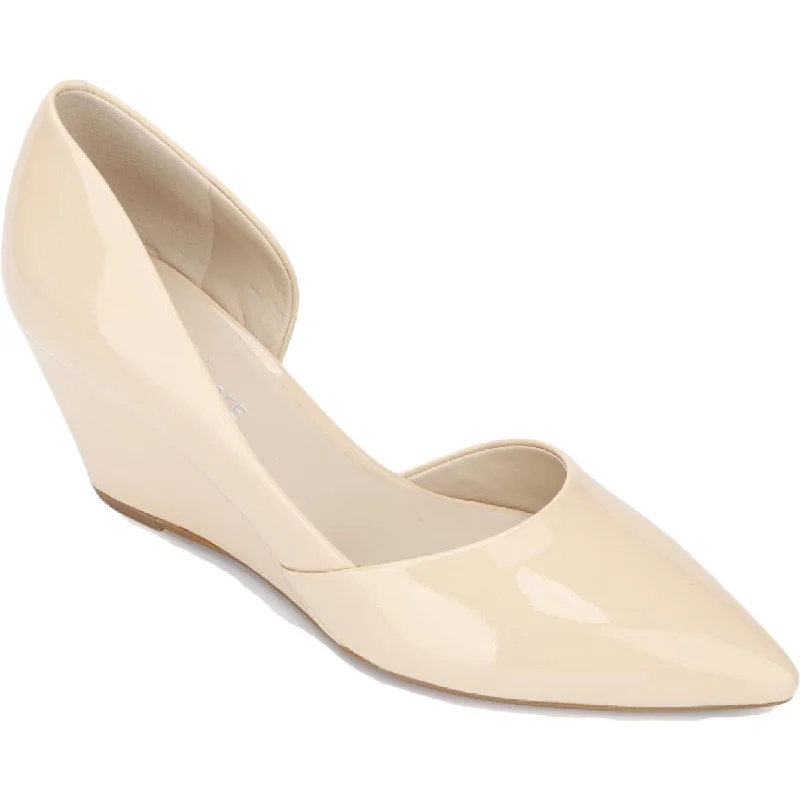 Stylish Slip-On Pumps for Quick Elegance---Kenneth Cole New York Womens Ellis Leather Slip On D'Orsay