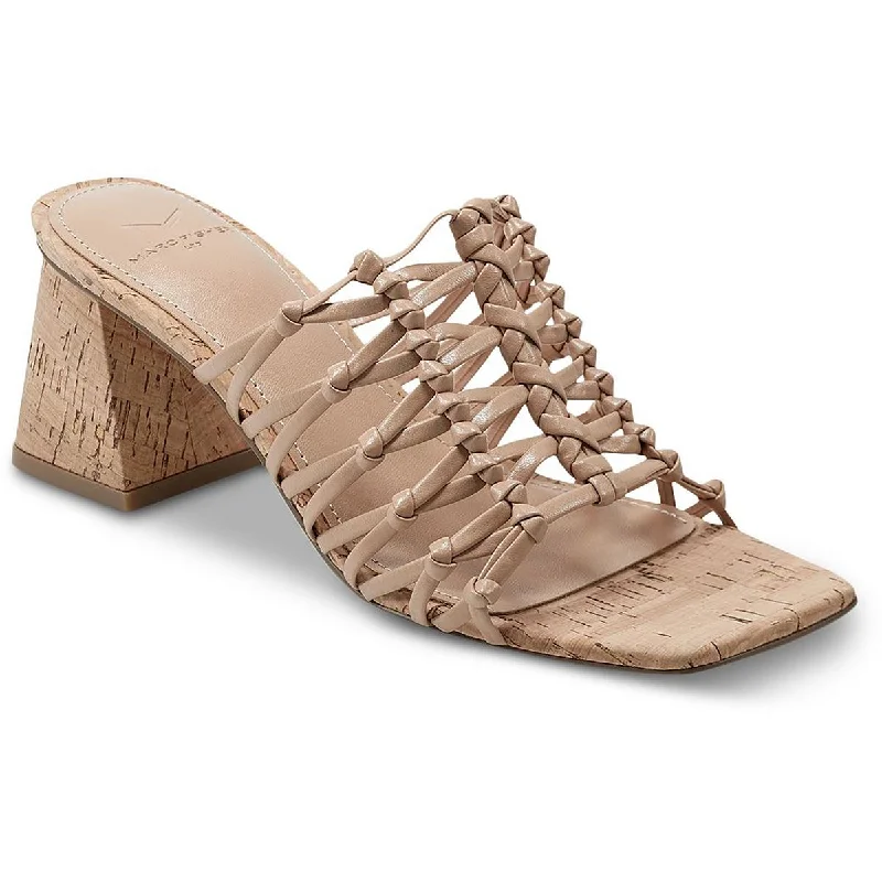 Versatile Heeled Sandals for Any Occasion---Marc Fisher LTD Womens Colica  Cork Heels