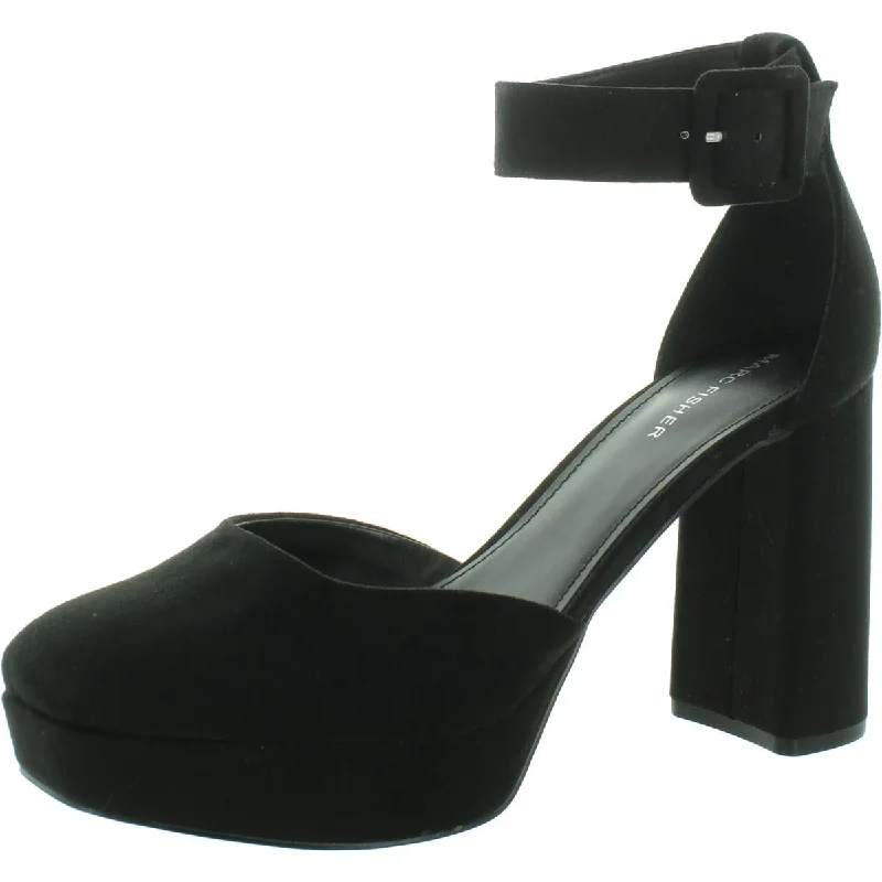 Stylish Ankle Strap Heels for Women--Marc Fisher Womens Comfort Insole Manmade Ankle Strap