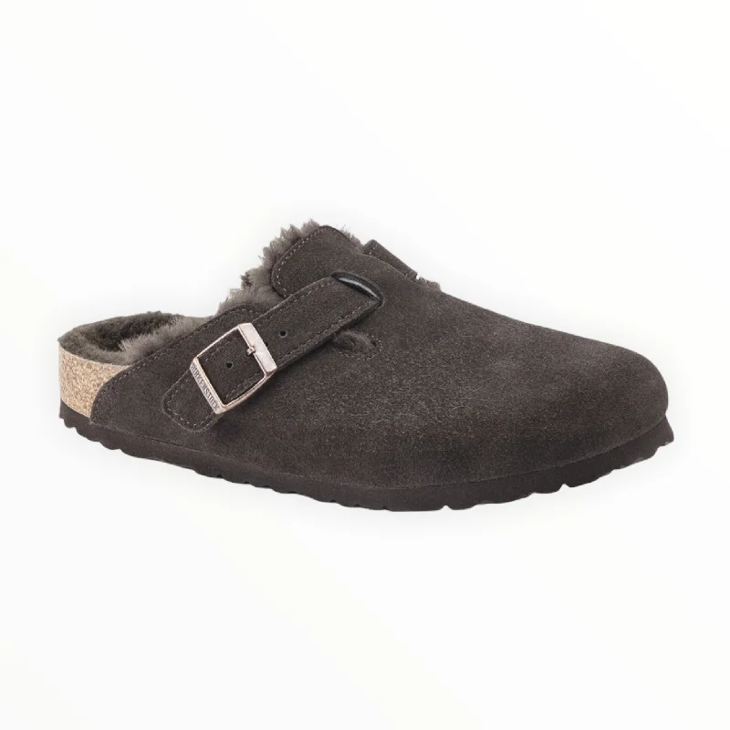 Affordable Suede Ankle Pumps for All-Day Wear--Men's Boston Shearling Suede Leather