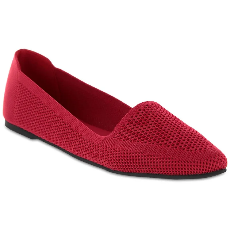 Stylish Slip-On Pumps for Quick Elegance---Mia Womens Corrine Knit Slip On Ballet Flats