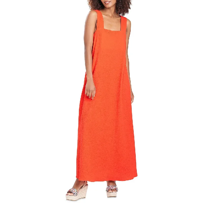 Versatile Heeled Sandals for Any Occasion---Natori Womens Onsen Textured Cotton Nightgown