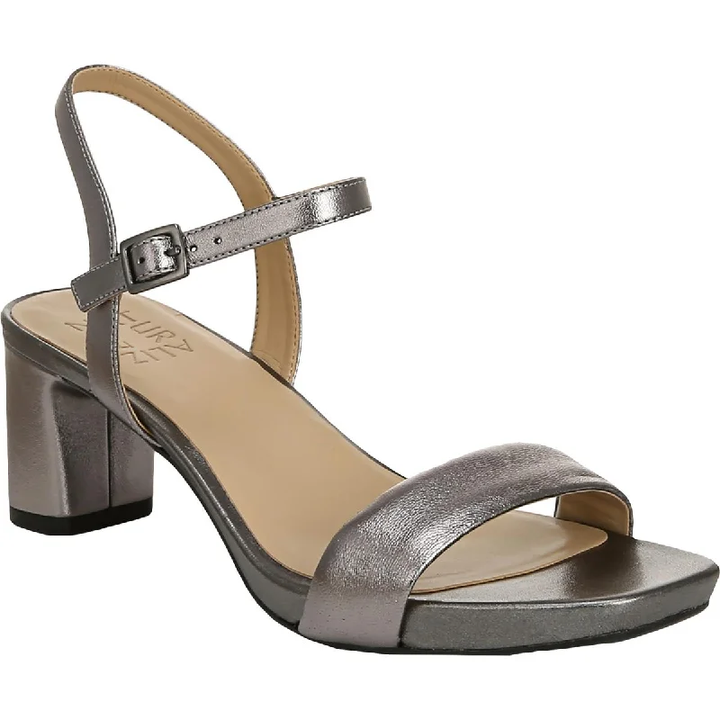 Stylish Ankle Strap Heels for Women--Naturalizer Womens Ivy Leather Ankle Strap Evening Heels