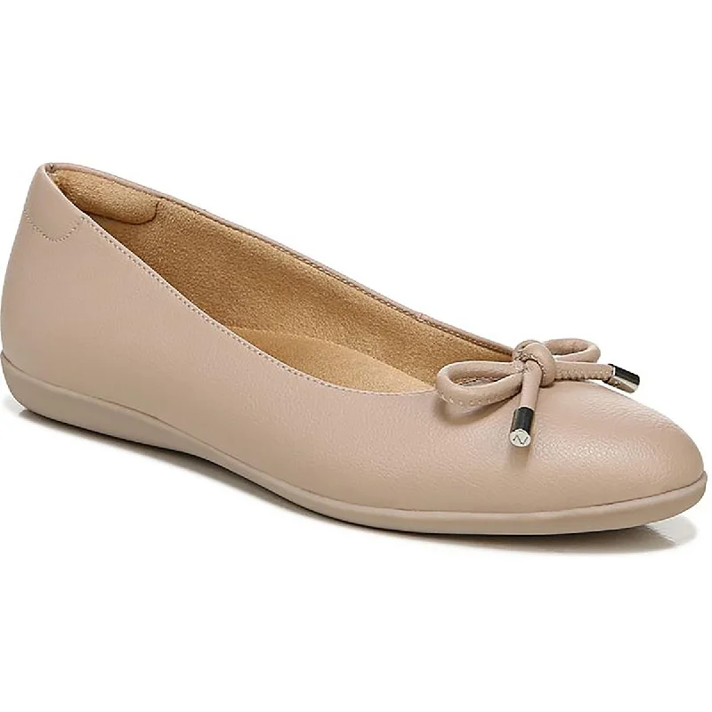 Stylish Slip-On Pumps for Quick Elegance---Naturalizer Womens Vivienne Bow Comfort Insole Slip On Ballet Flats