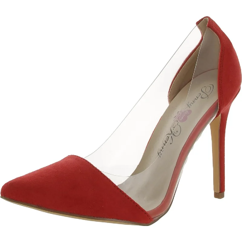 Affordable Suede Ankle Pumps for All-Day Wear--Penny Loves Kenny Womens Opie Faux Suede Pointed Toe Pumps