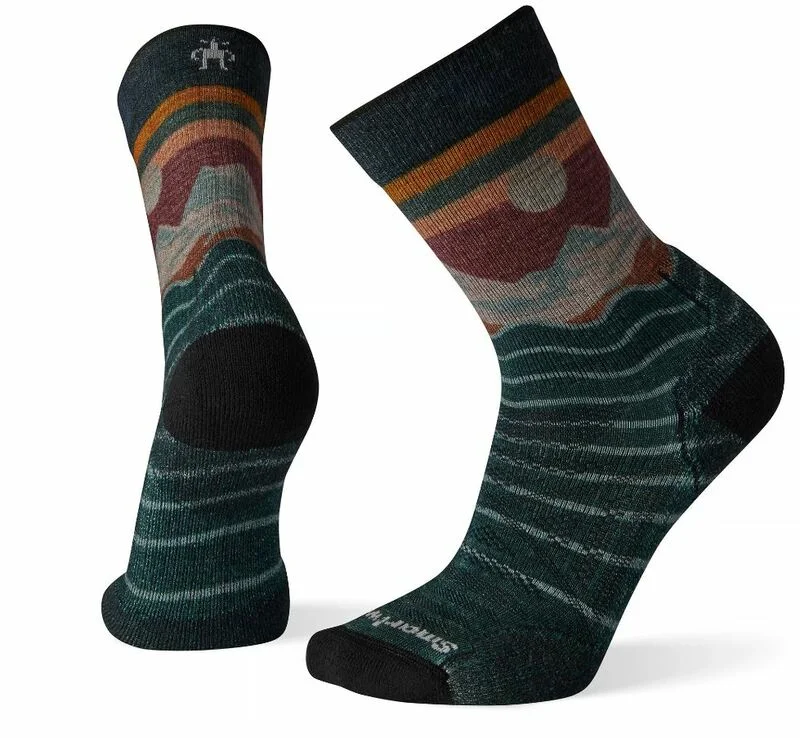 Versatile Heeled Sandals for Any Occasion---Men's PhD® Outdoor Light Front Range Print Hiking Crew Socks