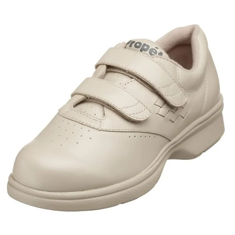 Propet Womens Vista Leather Lightweight Walking Shoes---Comfortable Leather Pumps for Office and Everyday Wear