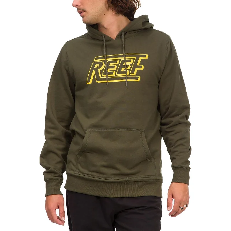 Versatile Heeled Sandals for Any Occasion---Reef Mens Traction Fleece Sweatshirt Hoodie