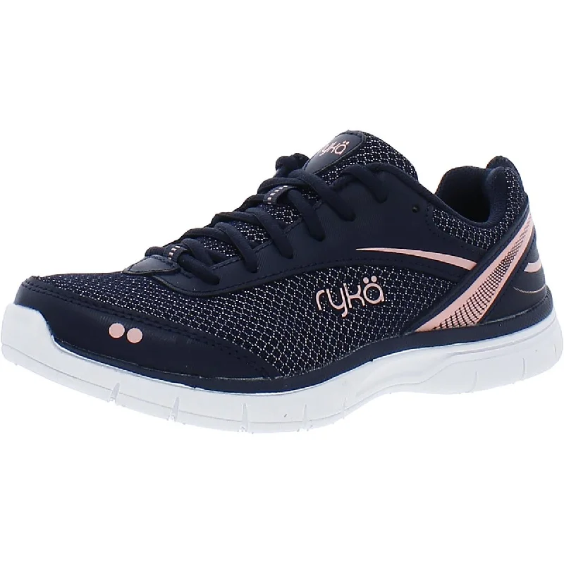 Ryka Womens Destiny 2 Leather Trim Comfort Running Shoes---Comfortable Leather Pumps for Office and Everyday Wear