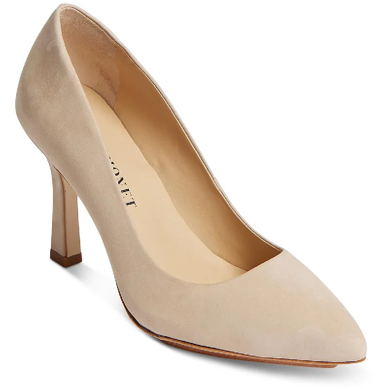 Stiletto Heel Pumps with Perfect Fit--Salone Monet Womens Anita Nubuck Pointed Toe Pumps-Fashionable & Classic