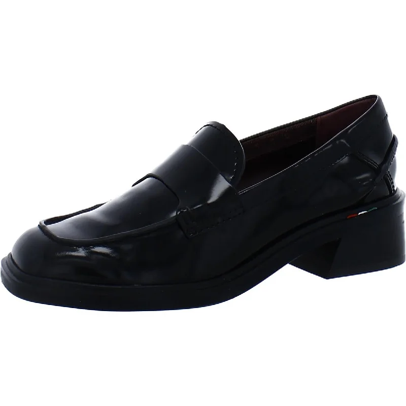 Sarto Franco Sarto Womens Gabriella Padded Insole Square Toe Loafer Heels---Durable Square Toe Block Heels for Everyday Use