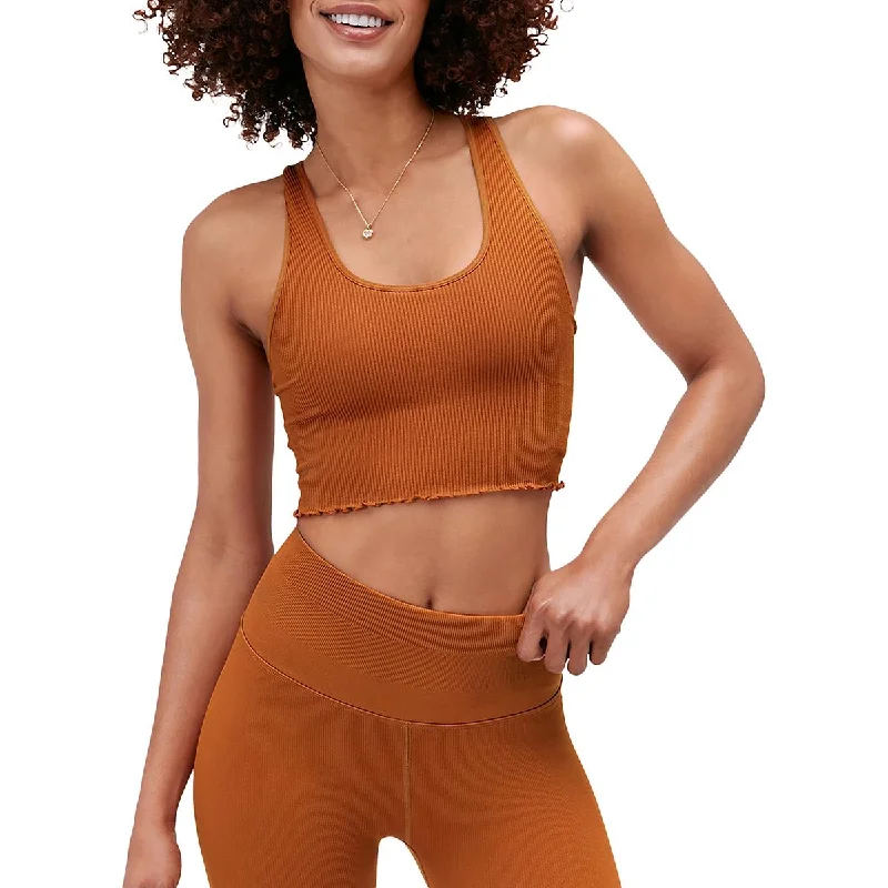 Versatile Heeled Sandals for Any Occasion---Spiritual Gangster Womens Amor Fitness Workout Crop Top