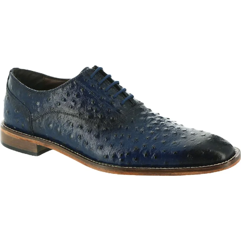 Stacy Adams Mens Roselli Leather Embossed Oxfords---Comfortable Leather Pumps for Office and Everyday Wear