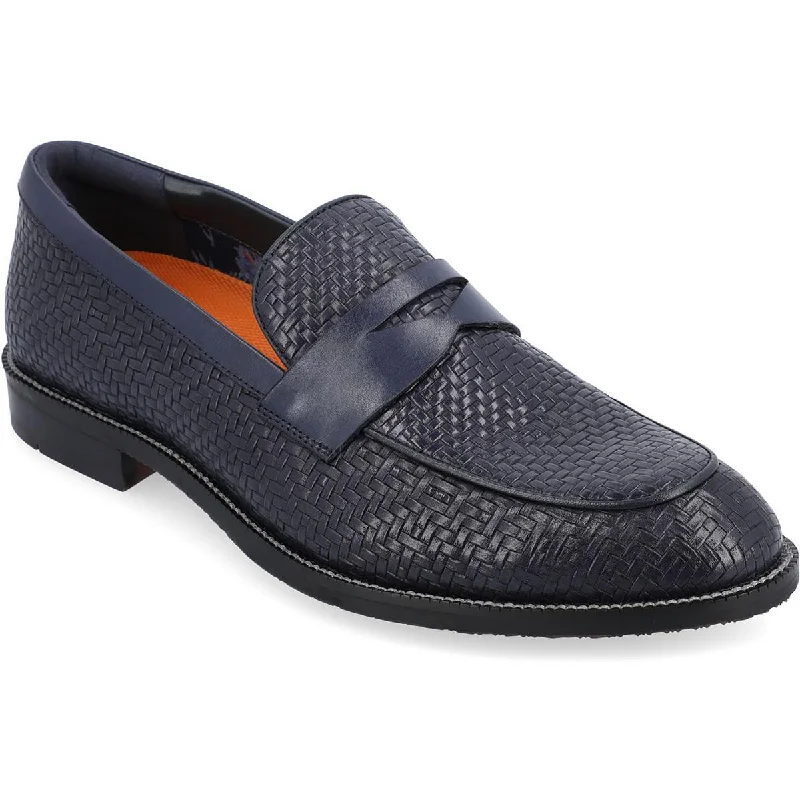 Trendy Chunky Heel Pumps for Casual Wear--Thomas & Vine Mens Leather Slip-On Loafers