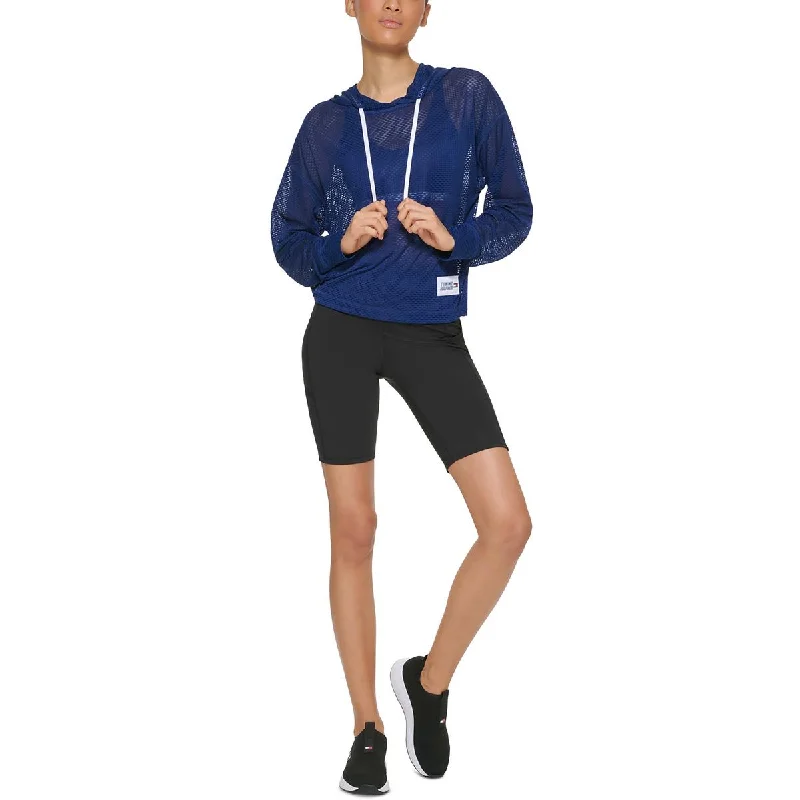 Versatile Heeled Sandals for Any Occasion---Tommy Hilfiger Sport Womens Sweatshirt Activewear Hoodie