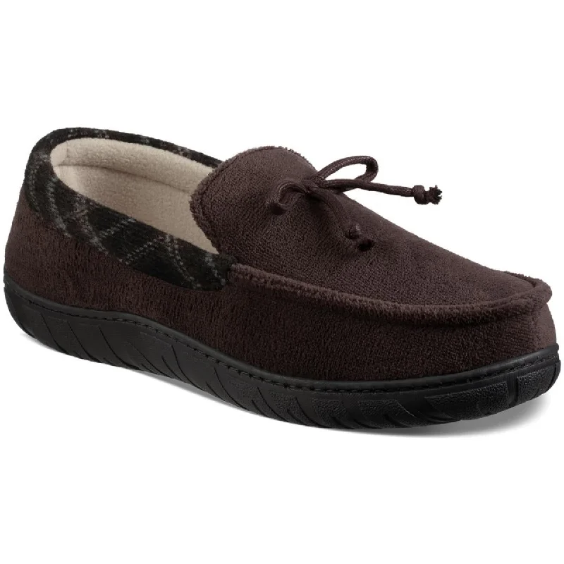 Affordable Suede Ankle Pumps for All-Day Wear--Totes Mens Faux Suede Slip On Loafer Slippers