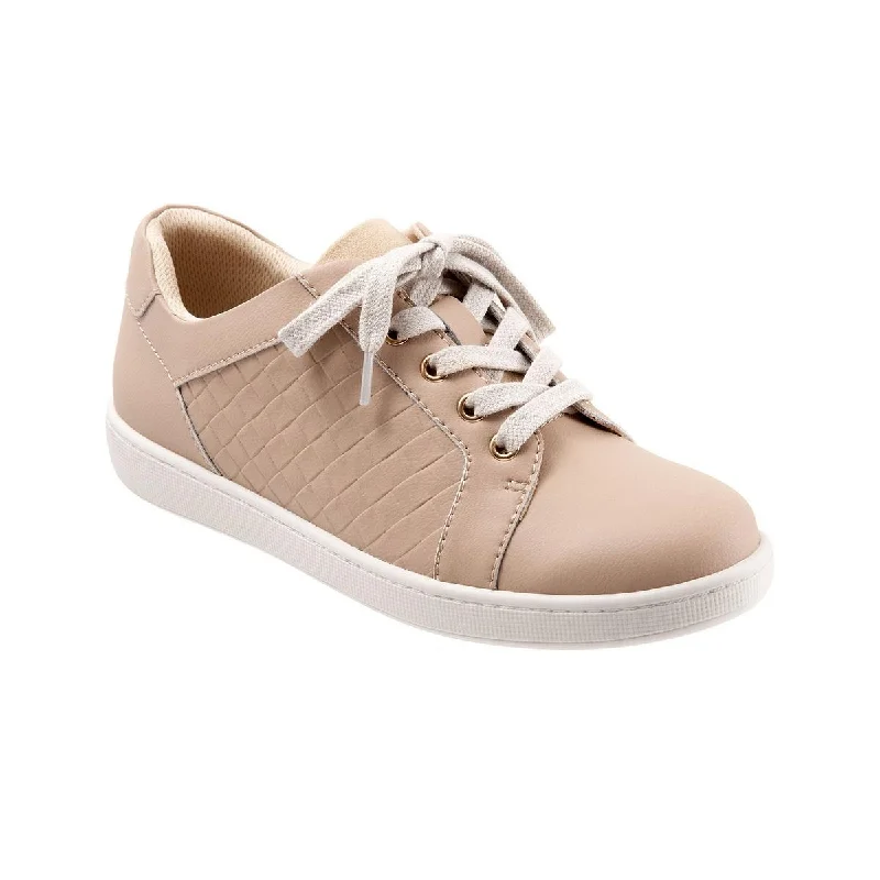 Trotters Womens Adore Leather Low Top Sneakers---Comfortable Leather Pumps for Office and Everyday Wear