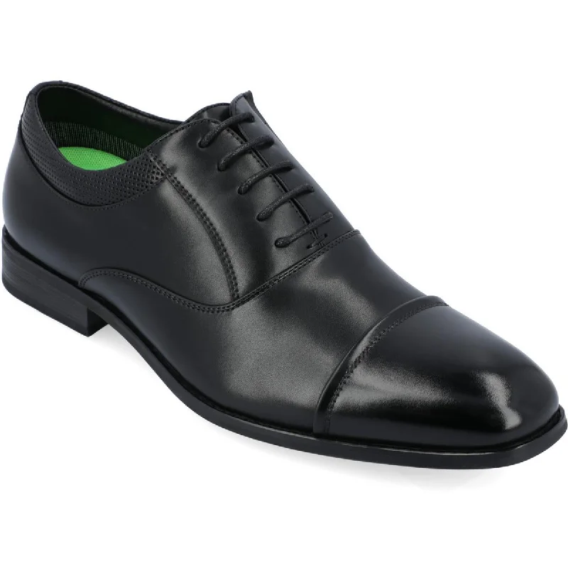 Vance Co. Mens BRADLEY Faux Leather Oxfords---Comfortable Leather Pumps for Office and Everyday Wear