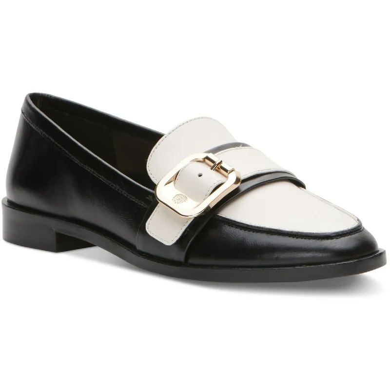 Trendy Chunky Heel Pumps for Casual Wear--Vince Camuto Womens Cenkanda Buckle Slip On Loafers