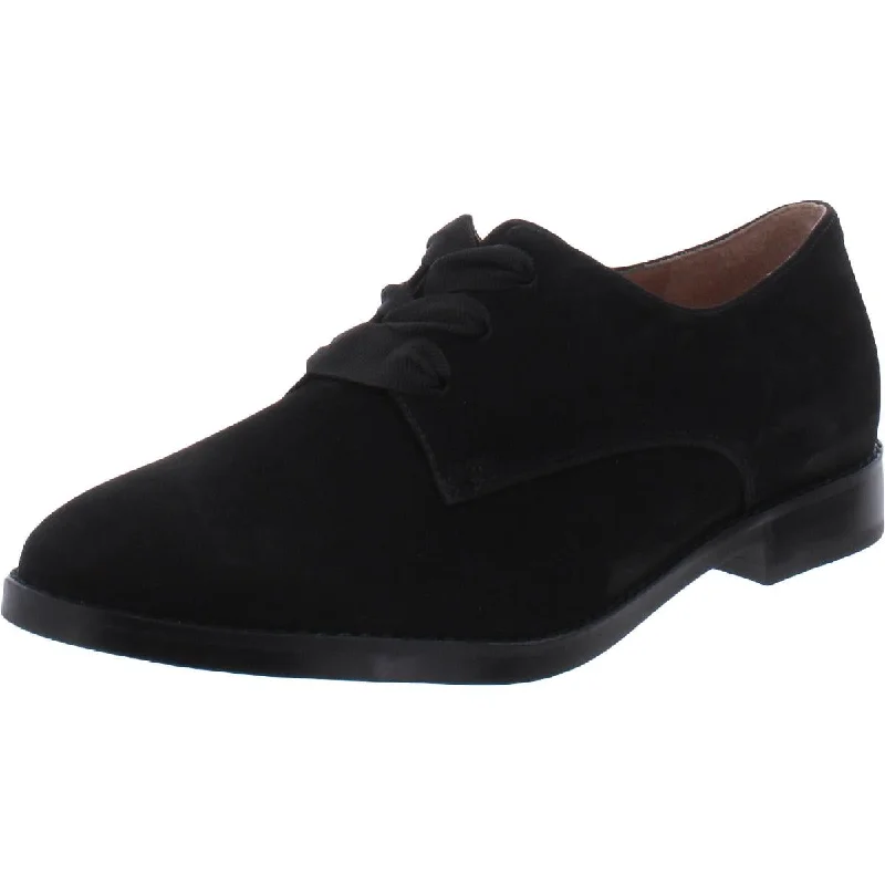 Versatile Heeled Sandals for Any Occasion---Vionic Womens Evelyn Nubuck Derby Oxfords