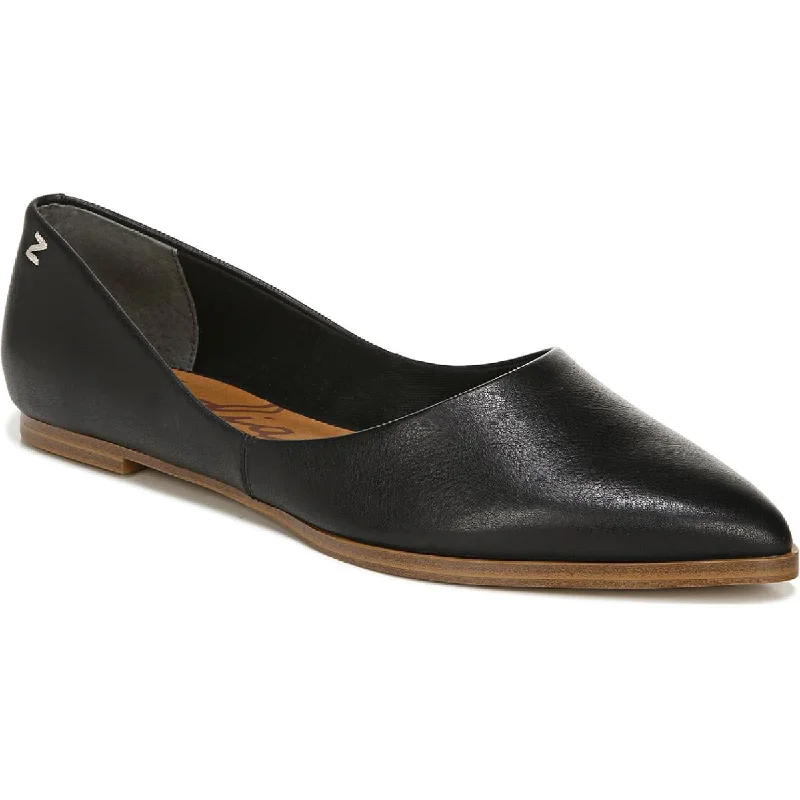 Stylish Slip-On Pumps for Quick Elegance---Zodiac Womens Hill Padded Insole Slip On Flats