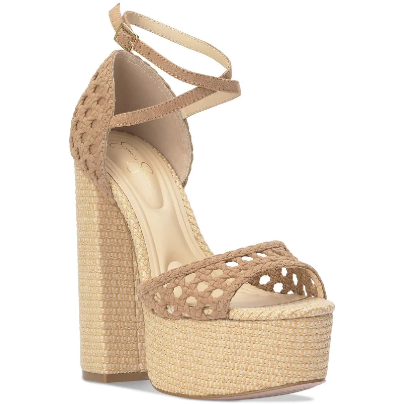 Stylish Open Toe Heels for Summer--Jessica Simpson Womens Aditi Platform Open Toe Platform Heels